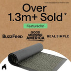 GORILLA GRIP WeatherMAX Door Mat, Indoor Outdoor Use, 35x23, Gray Geometric - Image 5