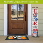 Briarwood Lane Spring Double Sided Reversible Pine Porch Leaner 47x9.5 Floral Mason Jars For Spring Porch Leaner - Image 2