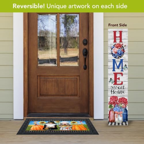 Briarwood Lane Spring Double Sided Reversible Pine Porch Leaner 47x9.5 Floral Mason Jars For Spring Porch Leaner - Image 2