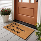 Funny Coir Doormat Pull The Lever Kronk Welcome Front Porch Patio Garage Enter Area Decor Doormats For The Entrance Way Outside Personalized Rugs Heavy-Duty Back Non Slip Outdoor Mat 23.6 x 15.7 inch - Image 2