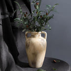 Ceramic Flower Vase, 11.41 Inch Tall Farmhouse Vase with Handles - Image 5