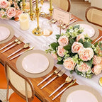 150 Pieces 11.8 Inch Burlap Round Placemats Reusable Rustic Jute Table Mats - Image 5