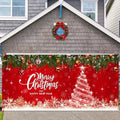 WovWeave Merry Garage Door Cover Banner, 7 x 16 ft by WovWeave