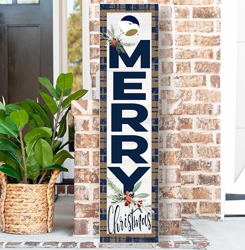 KH Sports Fan Georgia Southern Eagles Holiday Porch Leaner, 11x46 Inches, Eagles Outdoor Christmas Sign; Display Some Holiday Cheer with This Georgia Southern Eagles Christmas Sign - Image 2