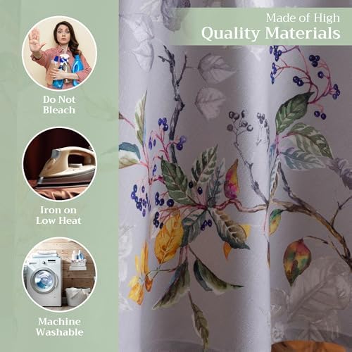 Maison d' Hermine Table Cloth Round Table Reusable 100% Cotton 63" Diameter - Image 3