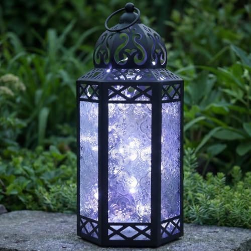 Vela Lanterns Decorative Indoor Fairy Light Candle Holder, Clear, L, 6-Pack - Image 2