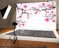Leyiyi Romantic Cherry Blossoms Backdrop 10x7ft Photography Background Valentine's Day Decoration Soft Pink Love Theme Wedding Party Kids Girls Boys Adults Love Photo Booth Video Props by Leyiyi