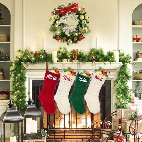 Personalized Christmas Stockings with Embroidered Name,Custom Xmas Stocking - Image 6