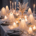Woanger 5 Pcs Halloween Ghost Table Decorations Light Up Ghost Indoor Decor by Woanger