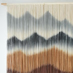 Macrame Wall Hanging Dip-Dyed Mountain Fiber Art Craftsmanship 57"W*35"L - Image 6