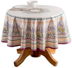 Maison d' Hermine Table Cloth Round Table Reusable 100% Cotton 63" Diameter by MaisondHermine