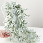 Factory Direct Craft Artificial Dusty Miller Cascading Bush Fake Greenery for Summer Arrangements and Everyday Displays - 30 Inches - Image 4