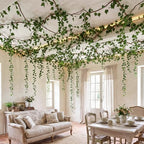 Tigeen 4 Pcs Jungle Party Decor Artificial Ivy Garland Vines and Twigs - Image 5