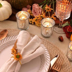 Volens Silver Party Decorations 72pcs, Mercury Glass Votive Candle Holders - Image 3