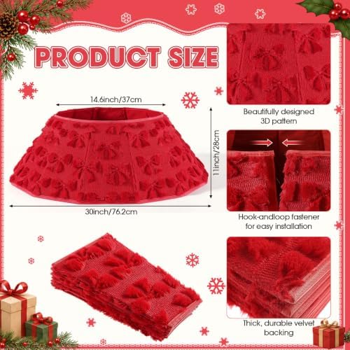 Soulchen Faux Fur Christmas Tree Collar - Image 2