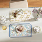 patdrea Designer Vintage French PVC Placemats Set of 6,12"x17"-Fromm C - Image 6
