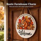 Interchangeable Door Sign, 12" Wooden Welcome Sign for Front Door，16 Pcs - Image 2