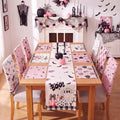 Newtay 13 Pcs Pastel Halloween Table Runner Placemats and Chair Cover Set by Newtay