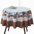 Maison d' Hermine Table Cloth Round Table Reusable 100% Cotton 63" Diameter by MaisondHermine