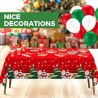 COYLAPY 189pcs Disposable Plates and Napkins Set for Christmas - Image 3