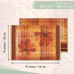 Maison d' Hermine Placemats Set of 4 Reusable 100% Cotton (13"x19") - Image 4