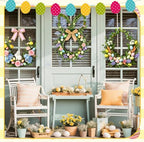 6 Pcs 16 Inch Easter Wire Wreath Frame Egg Rabbit Wreath Frame Metal Garland DIY Craft Egg Rabbit Mental Form for Easter Indoor Outdoor Porch Wall Flower Garland Decor - Image 6