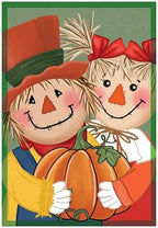Evergreen Flag Fall Garden Flags Double Sided, Garden Flags for Outside Autumn Decorations for Home, Porch, Yard (Scarecrows, 28x44 inch) by EvergreenFlag