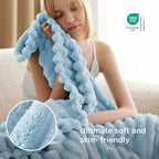 Bedsure Soft Twin XL Blanket for Bed Dorm Light Blue 66"x90" - Image 4