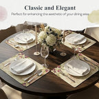Pimpernel Olive Orchard Placemats, Set of 4 - Cork Backed & Heat Resistant - Image 5