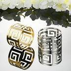 Hotop 200 Pcs Gold Napkin Rings Bulk, Metal Napkin Holder Buckles - Image 5