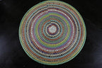 Senegal Placemats/African Bohemian Woven Seagrass Placemats/Natural Wicker Round Basket Placemats/Decorative Hanging Wicker Plates/Hanging Wall Decor (Multicolors) - Image 3