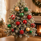 SHareconn 66Pcs Christmas Tree Decorations, Christmas Tree Ornaments Set - Image 5