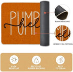 Artoid Mode Orange Hello Pumpkin Fall Kitchen Mats Set of 2-17x29+17x59 - Image 6