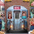 Colingmill 5.5 Ft New York Subway Cardboard Stand up Cutout Backdrop - Image 5