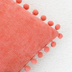 CaliTime Decorative Couch Throw Pillow Covers 22 X 22 Inches Living Coral - Image 3