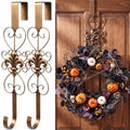2 Pcs Halloween Wreath Hangers for Front Door, 15.5 in, Bronze by Otoolling