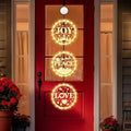Retisee Joy Christmas Window Lights 6.3 Inch LED Sign with Timer,Trendy by Retisee