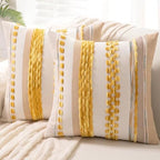 Boho Throw Pillow Covers Decorative Neutral Farmhouse Pillow case by Unknown