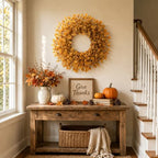 26 Inch Fall Wreaths for Front Door Outside - Large Autumn Wreath - Image 2
