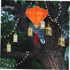 jojofuny Vietnamese Fabric Lantern Creative Water Drop Design for Wedding Outdoor Festival Lantern Hanging Decoration for Garden Home and Events - Image 5