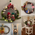 12 Pcs 12 Inch & 8 inch Natural Grapevine Wreath Set, Hand-Woven Vine Branch Wreaths for DIY Crafts, Christmas Decorations, Home & Event Styling(6 Pieces per Size) - Image 6