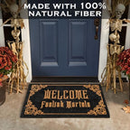 Welcome Foolish Mortals Doormat 30x17 Inch Haunted Mansion Welcome Mat Coir - Image 2