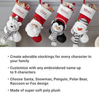 Let's Make Memories Personalized Christmas Stocking - Christmas Decor - Plush Stockings for Family and Kids with Embroidered Names - Polar Bear - Image 7