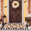 Moucuny 2 Pcs Large Halloween Front Door Mat, Ghost Coir Doormat, Non Slip by Moucuny