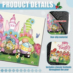 Tinideya 12 Pcs Seasonal Welcome Doormats, 10 x 22 Inches,Gnome Style - Image 4