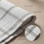 Urban Villa Cloth Napkins Cotton 20x20 (Set of 12) Tiny Checks - Image 5