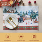 Maison d' Hermine Placemats Set of 4 Reusable 100% Cotton (13"x19") - Image 5