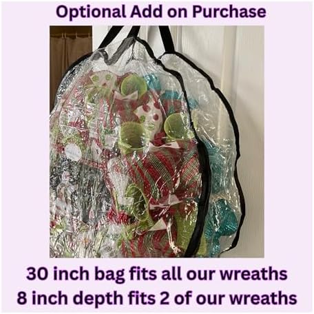 Easter Wreath, Luxury Handmade – Glittering Pastel Happy Easter Front Door Decor, 24 or 28 Inch - Image 6