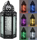 Vela Lanterns Decorative Indoor Fairy Light Color Changing Candle Holder, L by VelaCandleLanterns
