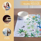 Maison d' Hermine Placemats Set of 4 Reusable 100% Cotton (13"x19") - Image 3